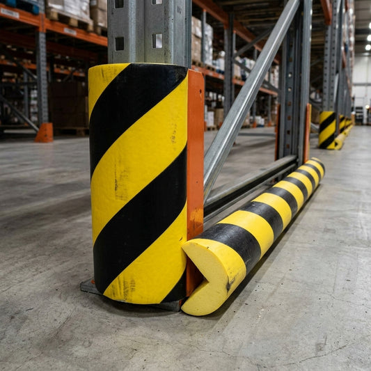 Semi-circular edge protection 5m self-adhesive yellow/black