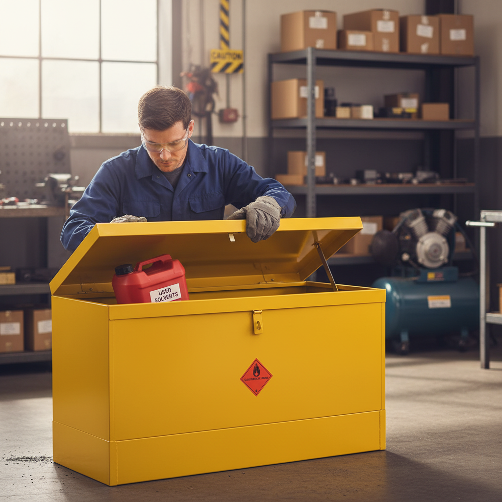 Flammable Liquids Bin - HSB30/46 ||L1168mm x W457mm x H762mm