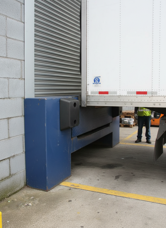 Premium Rubber Dock Bumper 330 x 250 x 100 mm - Heavy Duty Ramming Buffer for Steel Structure Protection