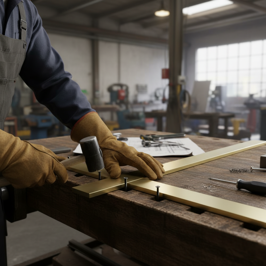 Premium 19mm x 3.2mm Plain Finish Brass Flat Bar with High Corrosion Resistance and Ductile Properties
