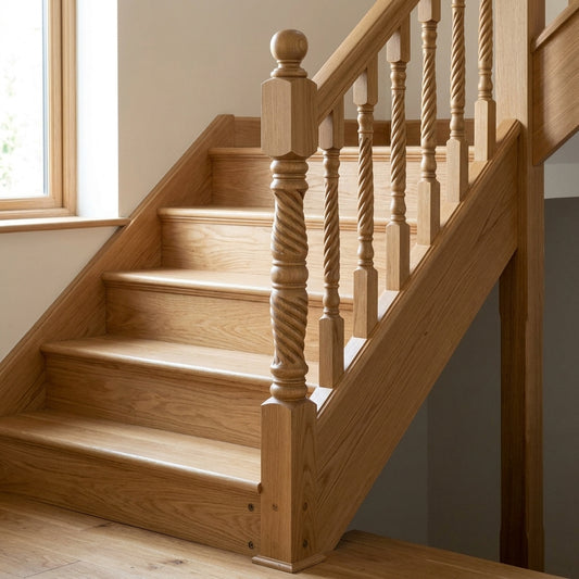 210mm Newel Post Pine or Oak Traditional Design