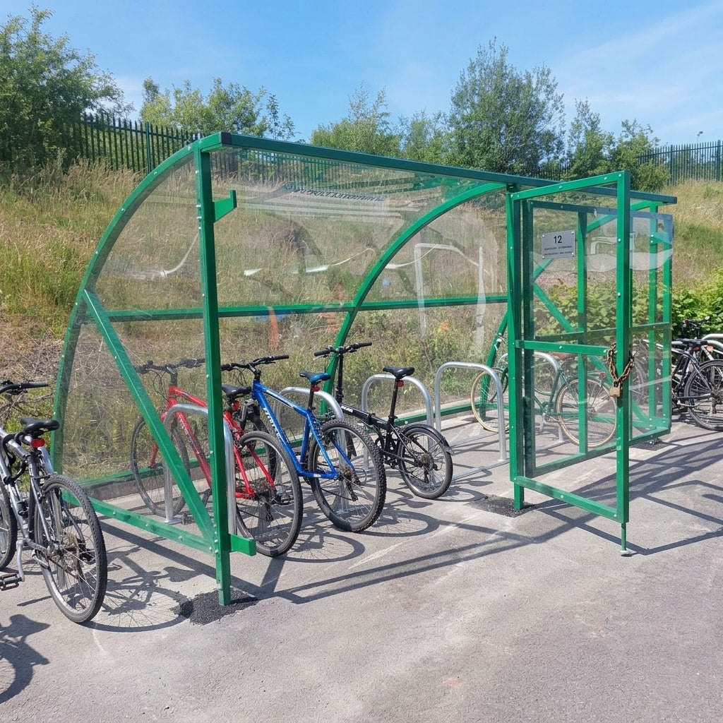 6125mm 14-cycle gated shelter with UV2 PETG sheeting
