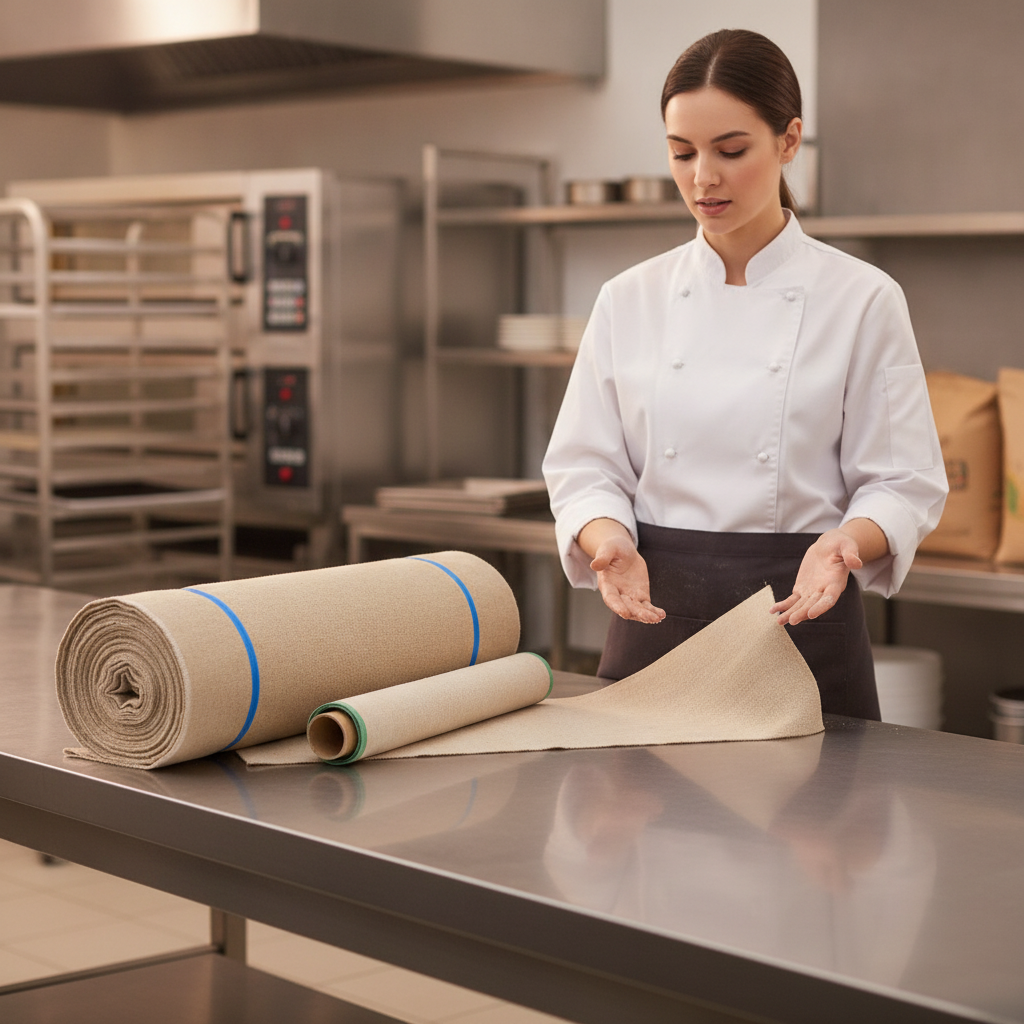 Linen Heavy Duty Rolling Cloth 1000x600mm for Professional Baking