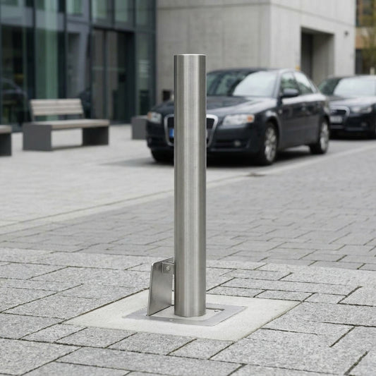 1000mm stainless steel removable bollard 304 grade