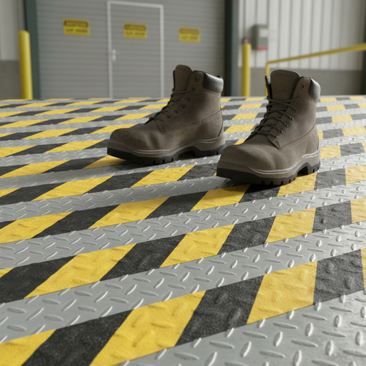 Premium Conformable Anti Slip Traction Tape for Irregular Surfaces - High-Performance Aluminium Backed Rolls for Safety