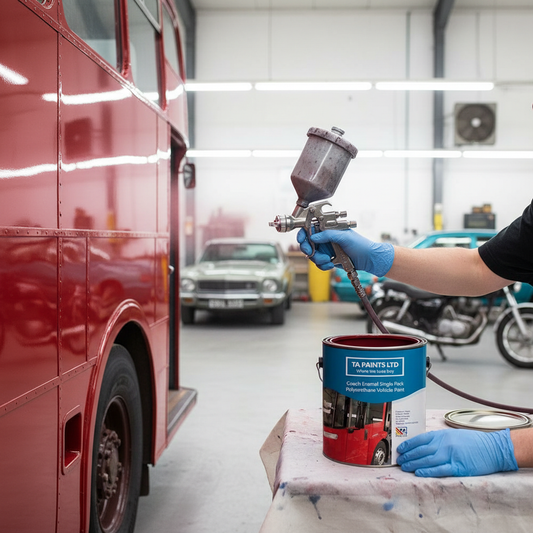 Premium High-Performance Polyurethane Enamel Vehicle Paint - Durable, Versatile Topcoat for Professional Finishing
