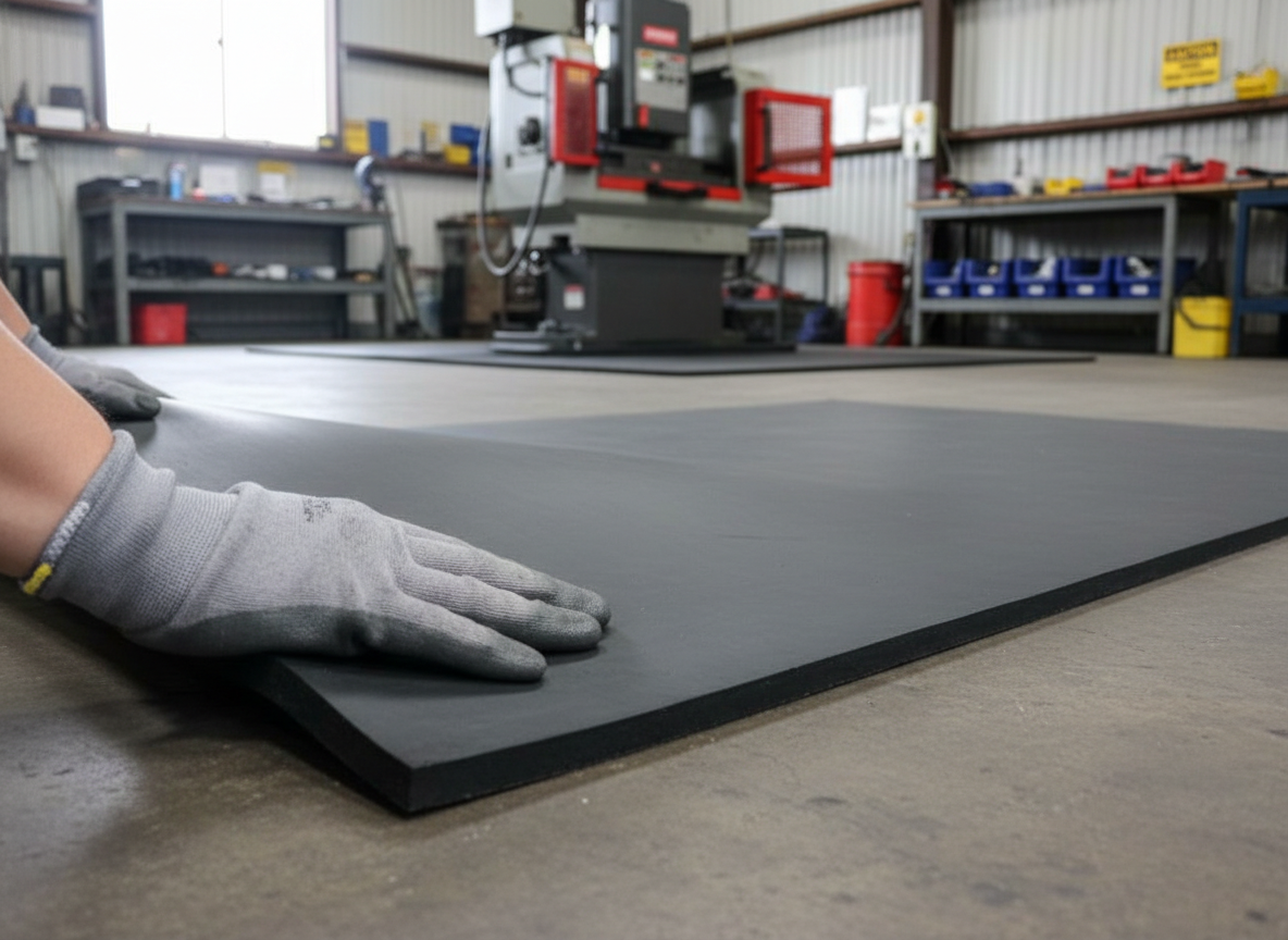 Premium Heavy Duty Rubber Sheet 610 x 914 x 6mm - Durable, Versatile Material for Gaskets and Mudflaps