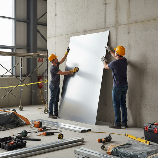Premium 2500mm x 1250mm x 6mm 304 Stainless Steel Sheet with Reflective Finish for Architectural and Commercial Applications