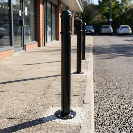 Decorative Ornamental Bollard, Mild Steel, Galvanised