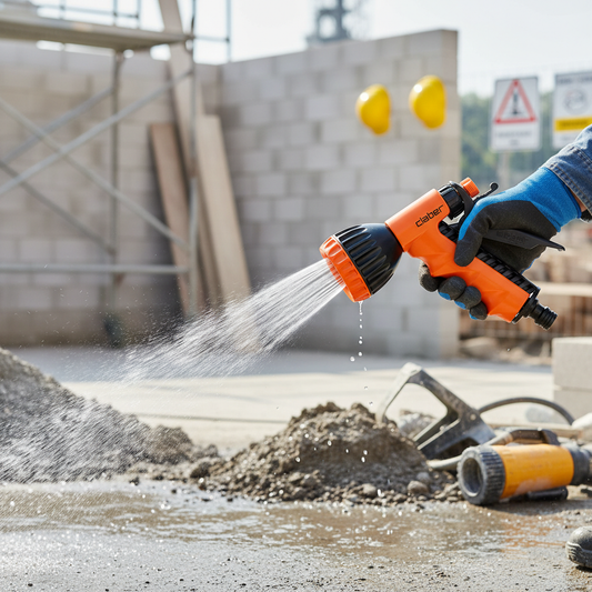Premium Ergonomic Shower Spray Pistol with Quick-Click Adaptor for Efficient Plant Watering and Reduced Operator Fatigue