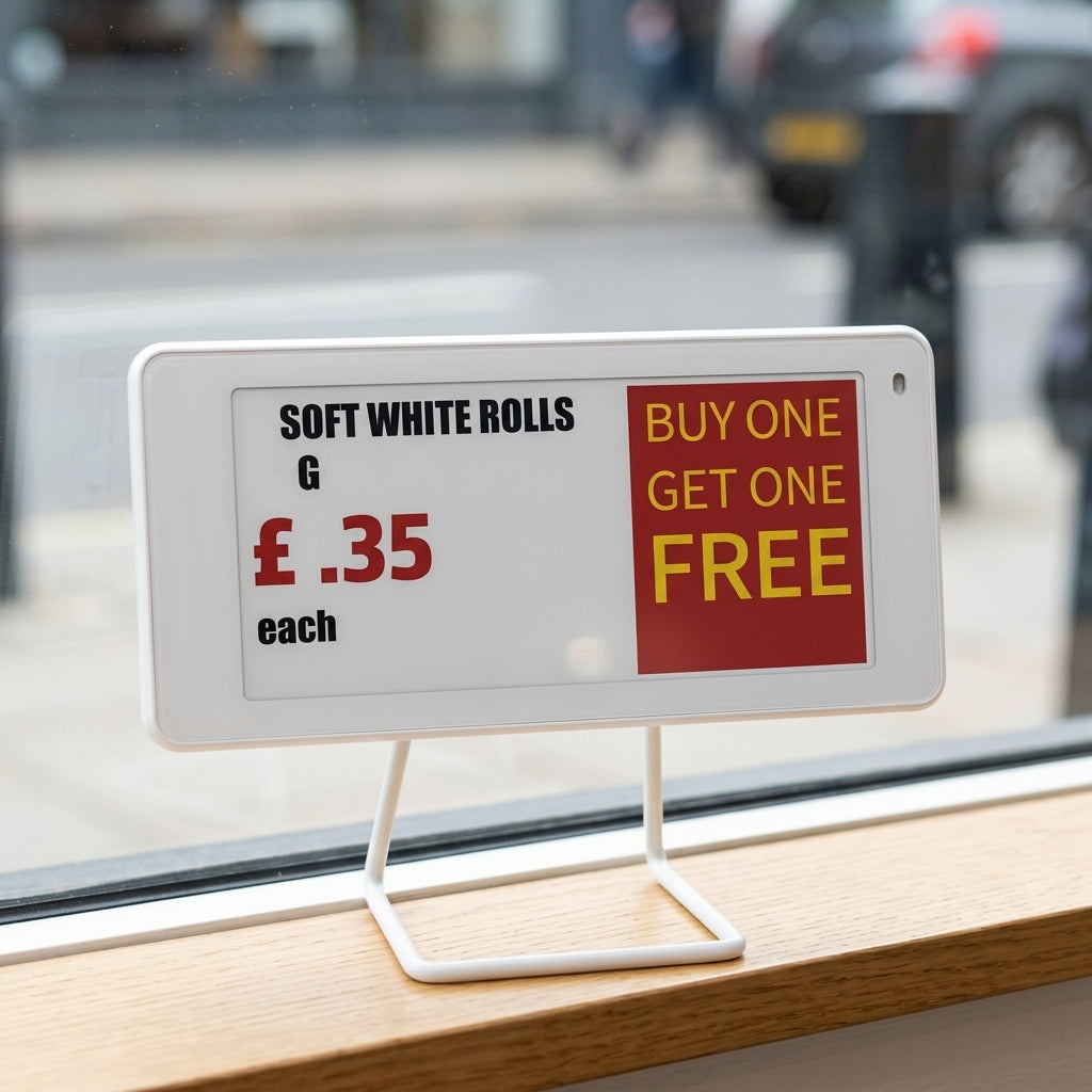 2.13" electronic paper digital signage display ultra-low power