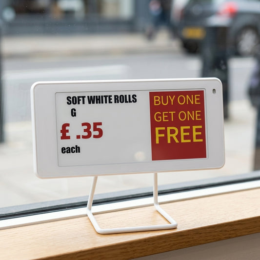 2.13" electronic paper digital signage display ultra-low power
