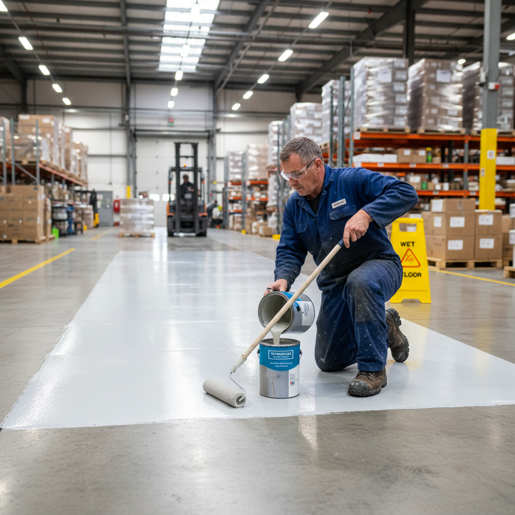 Professional Heavy Duty Clear Epoxy Floor Sealer - Durable Two Pack Resin for Concrete with Chemical and Moisture Resistance