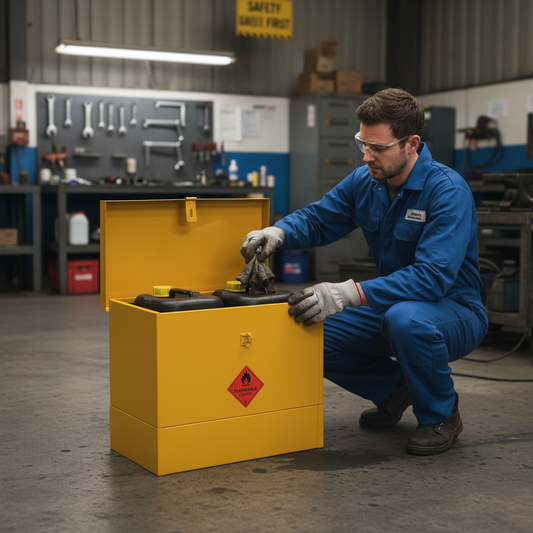 Flammable Liquids Bin - HSFB20/24 ||L508mm x W330mm x H609mm