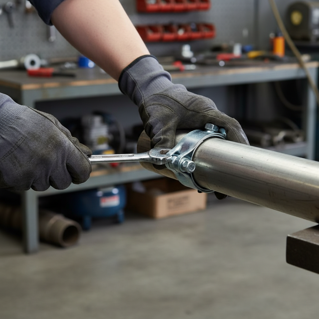 Premium Double Bolt Band Clamp for Hoses - Exceptional Torque and Clamping Retention with Stainless Steel Options