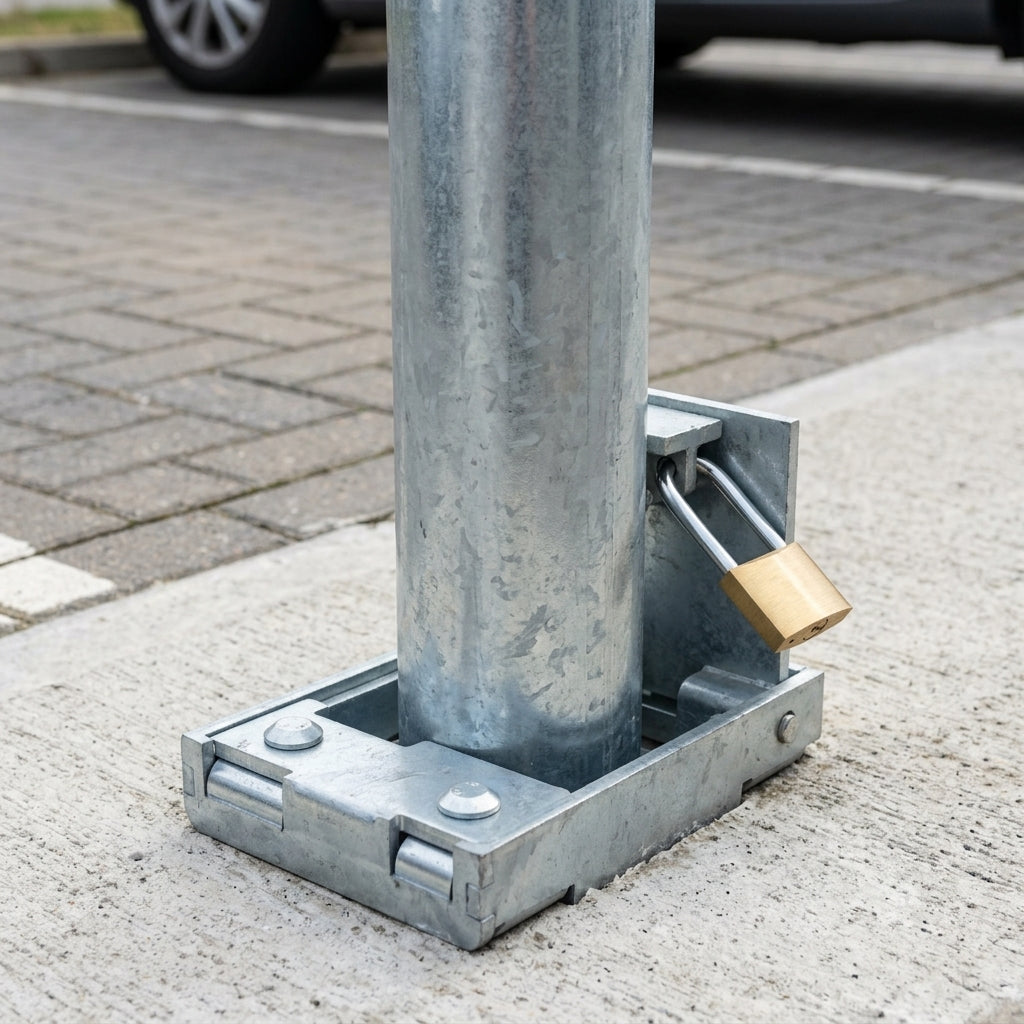 500mm Telescopic Bollard – Retractable Parking Post (view 2)