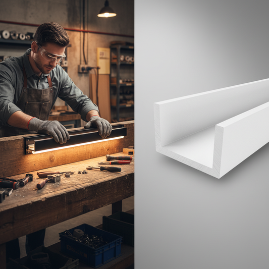 Premium 20mm x 10mm x 2mm Powder Coated Aluminium Channel - High Corrosion Resistance for Versatile Applications