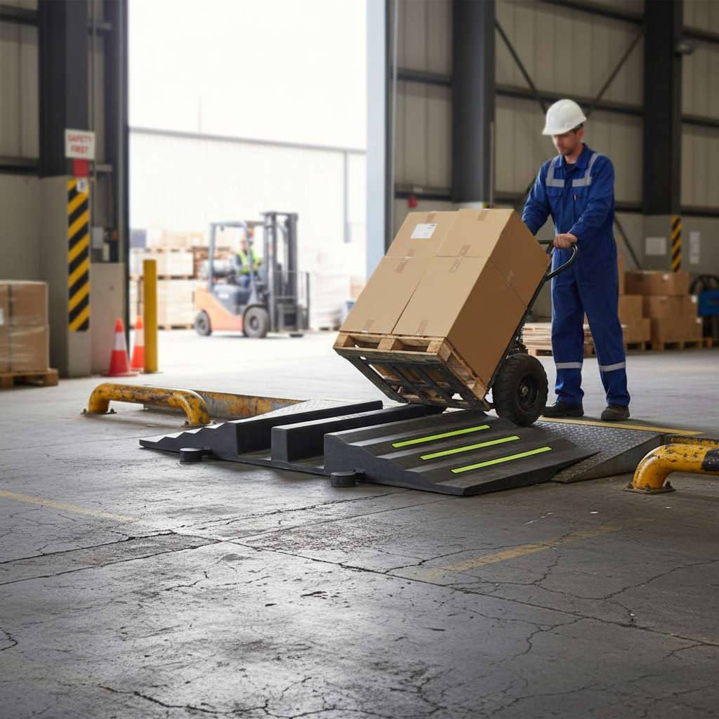 Premium Heavy Duty Instantaneous Accessories Ramp 850mm Wide with 44 Tonnes Load Capacity for Fire Hose Applications