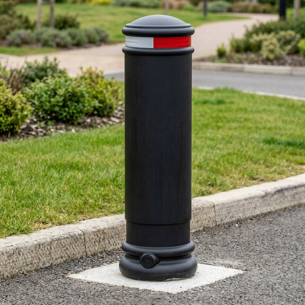 MDPE Bollard for Grass & Landscaped Areas | Maintenance-Free Perimeter Protection