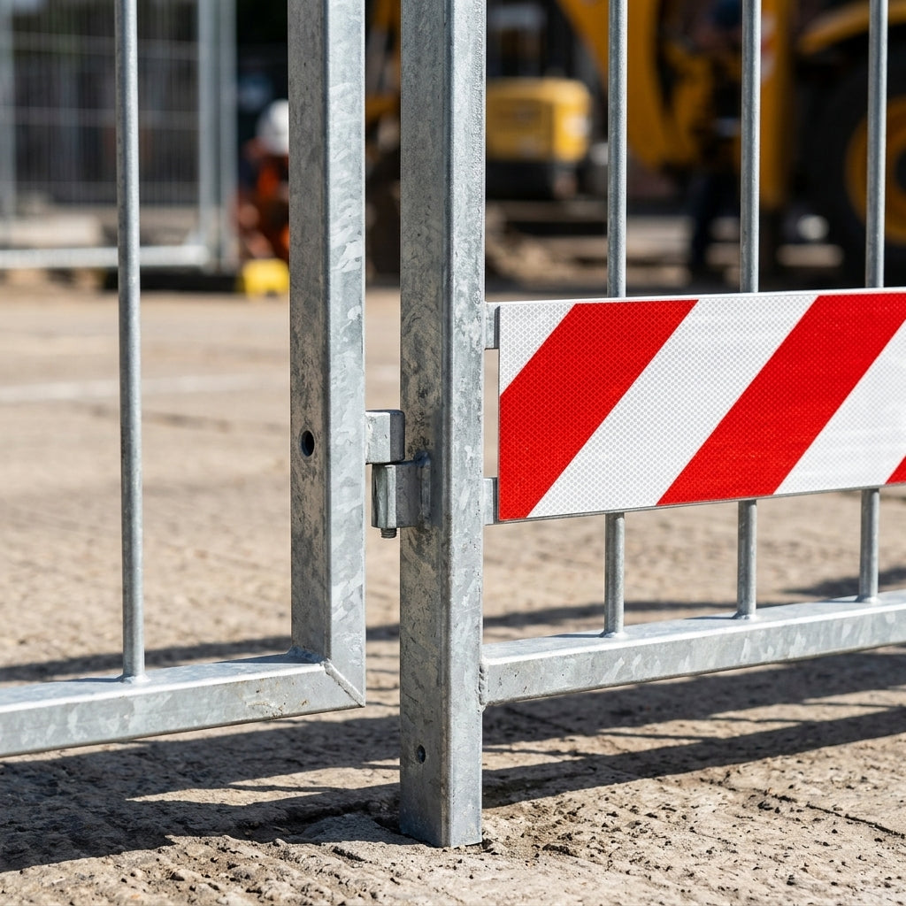 Pedestrian Guardrail Panel 1m–2m Hot Dip Galvanised Steel (view 2)