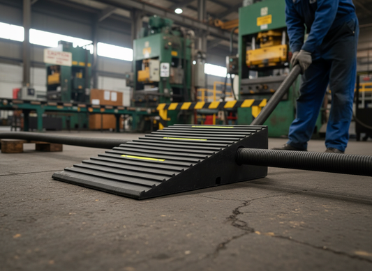 Premium Modular Hose Ramp Wedge for Hoses Up to 180mm - 540 x 400 x 160 mm Dimensions and 44 Tonnes Load Capacity