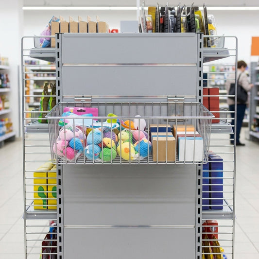 Slatwall Wire Basket – two sizes available