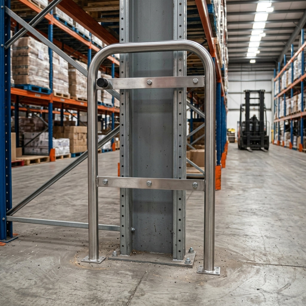 1100 × 800mm stainless steel door guard protection stopper