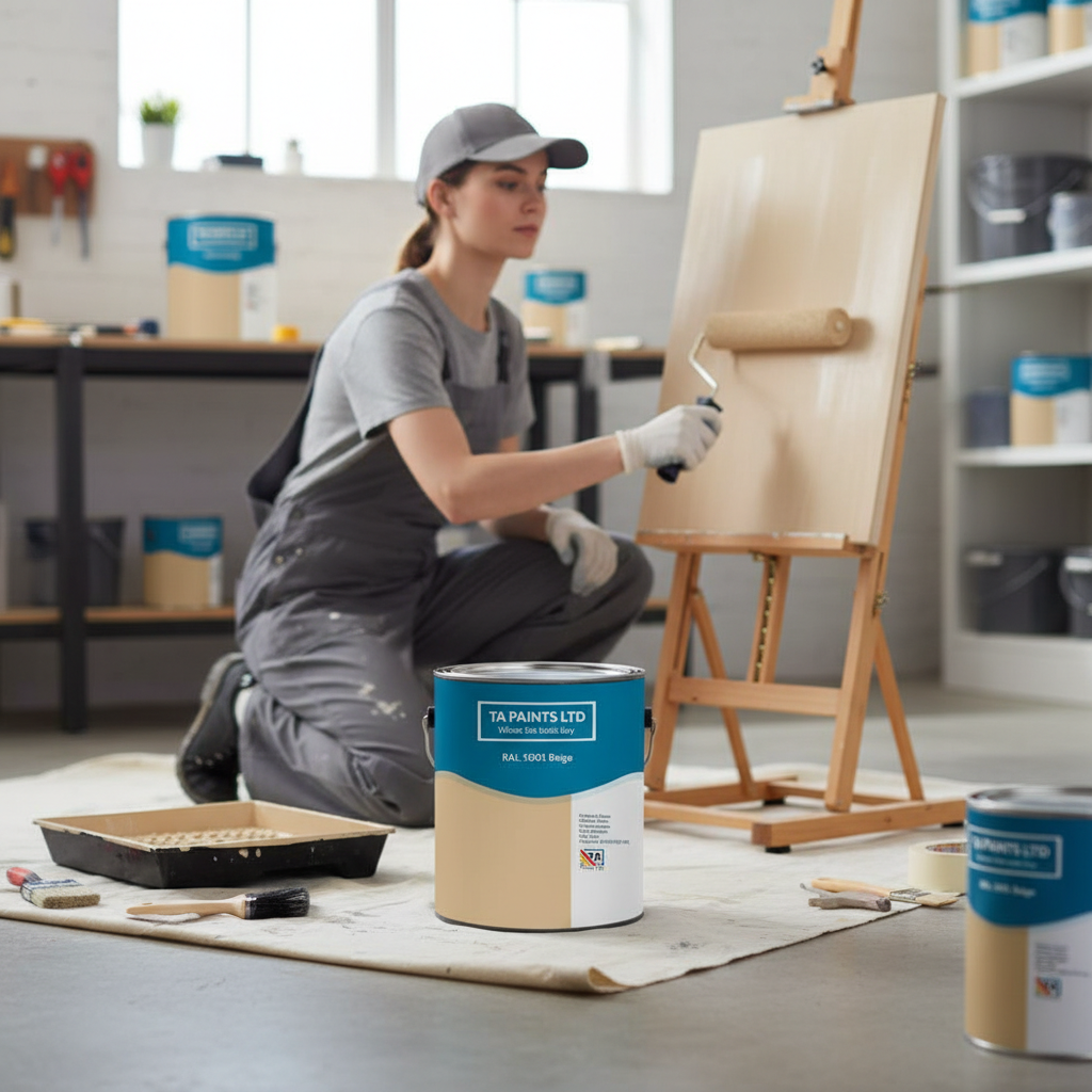 Premium High-Performance Beige Paint for Versatile Applications and Durable Finish