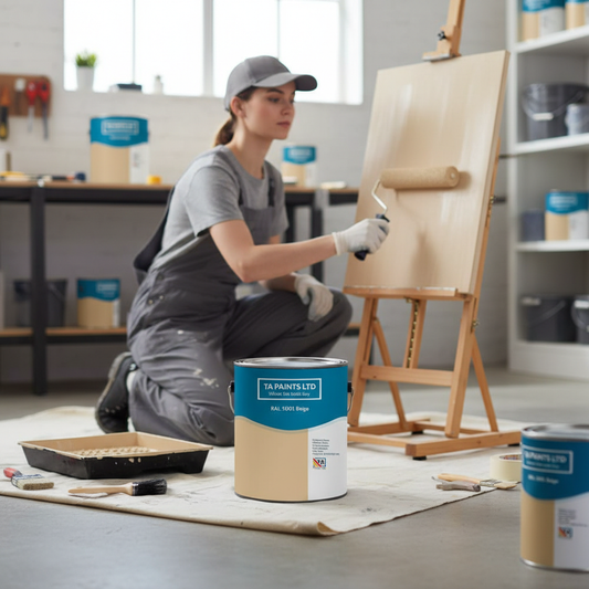 Premium High-Performance Beige Paint for Versatile Applications and Durable Finish
