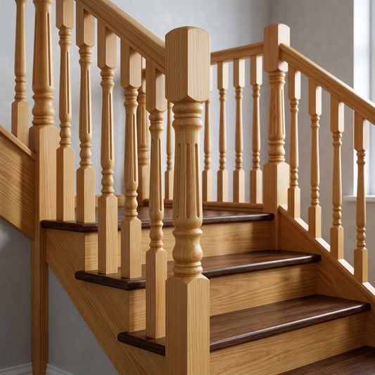 90mm Richmond Newel Post – Pine or Oak