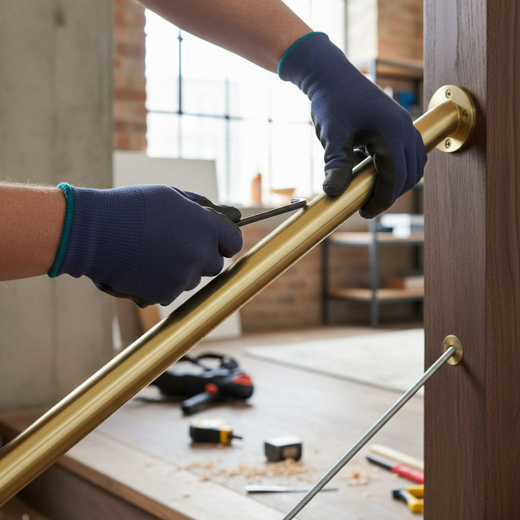 Premium Brushed Polished Brass Round Tube 50.8mm x 3.2mm - High Strength and Corrosion Resistance for Decorative and Architectural Applications