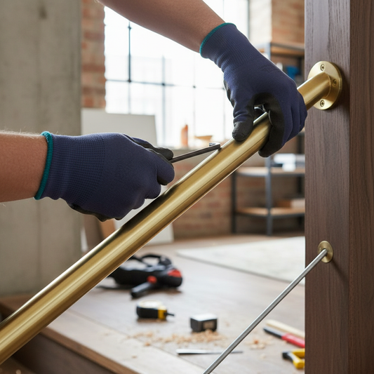 Premium Brushed Polished Brass Round Tube 50.8mm x 3.2mm - High Strength and Corrosion Resistance for Decorative and Architectural Applications
