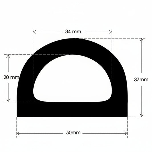 Hollow D Rubber Fender Made from EPDM for Marine Applications