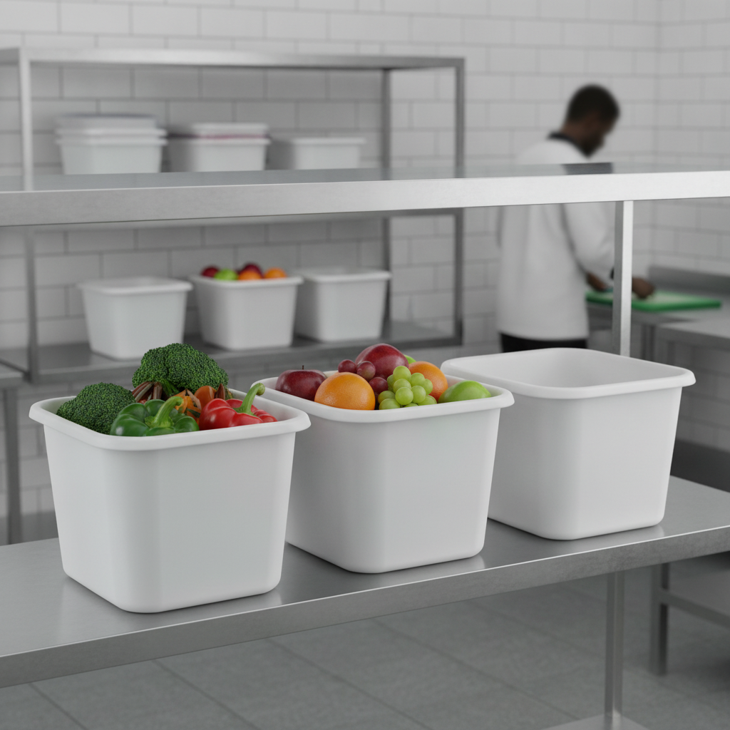 Polypropylene Universal Stackable Container 40L for Food Storage