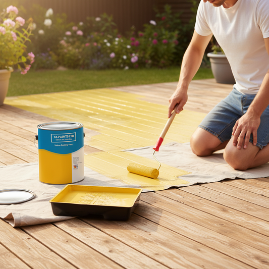 Premium Gloss Decking Paint - Durable Waterproof & UV Resistant Polyurethane Enamel for Home, Garden, and Marine Use