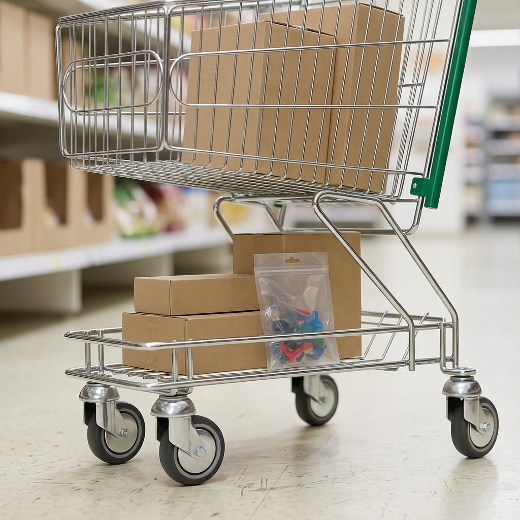 25L Children's Supermarket Shopping Trolley (view 2)