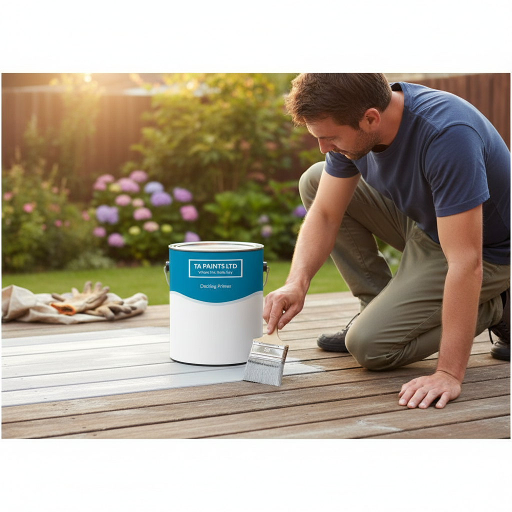 Premium White Spirit Based Decking Primer for Metal and Wooden Floors with Anti-Corrosion Properties and Enhanced Adhesion