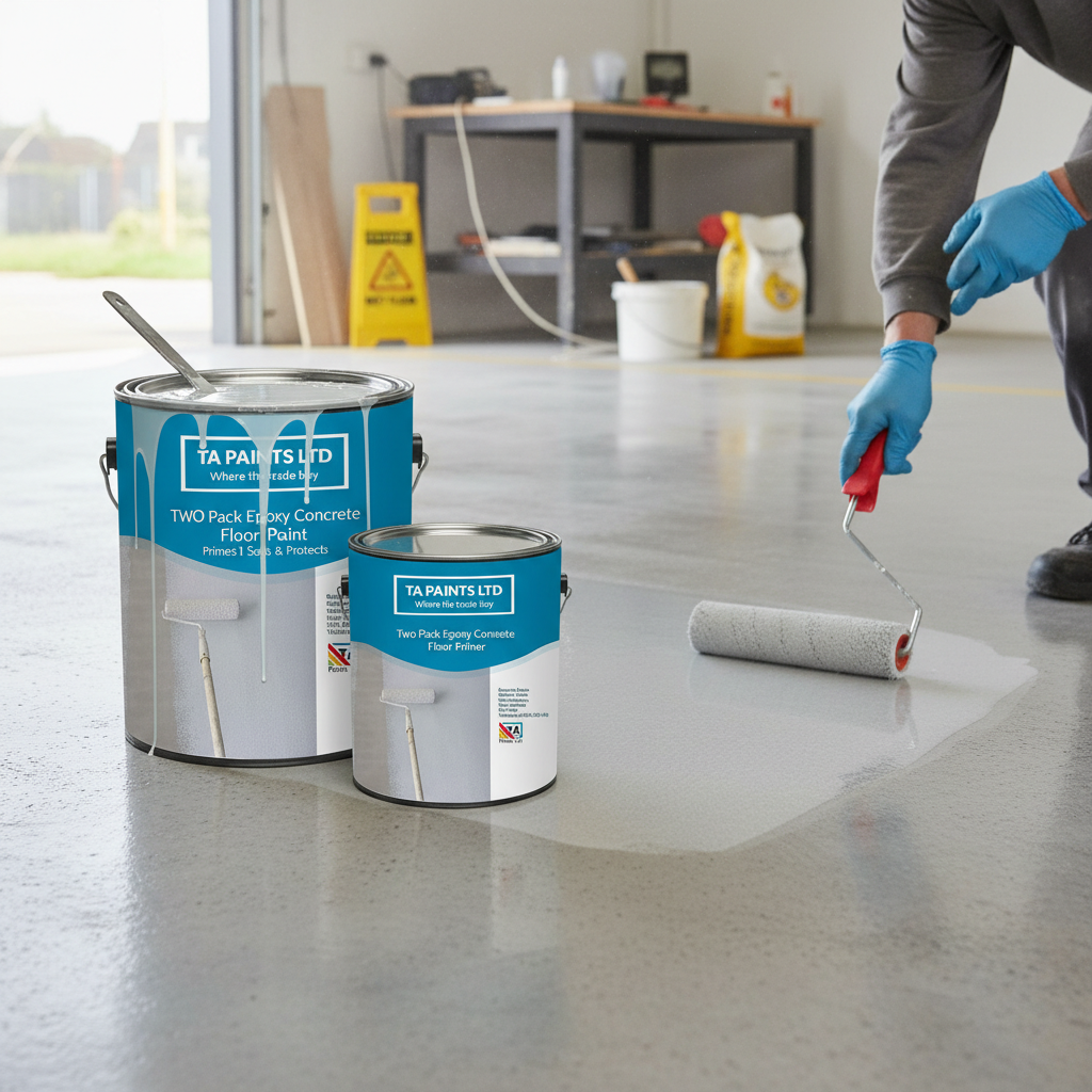 Professional Two Pack Epoxy Concrete Floor Paint Clear Sealer - Durable Protection for Industrial, Commercial and Residential Use