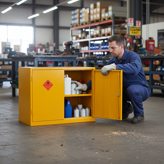 Flammable Liquids Cabinet - HSC28/36 ||L915mm x W457mm x H711mm
