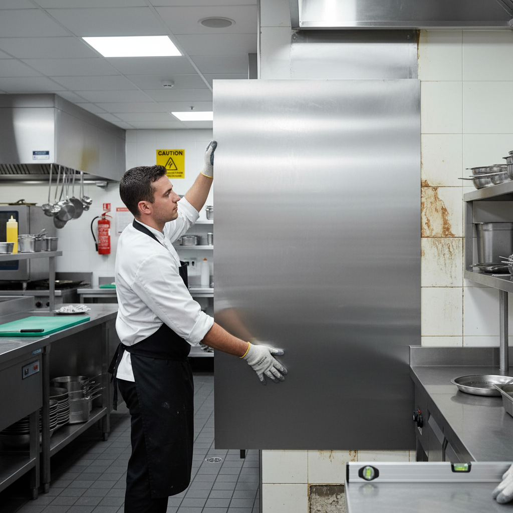 Premium Dull Polished Stainless Steel Sheet 3000mm x 1500mm x 3mm - High Corrosion Resistance for Architectural and Commercial Use