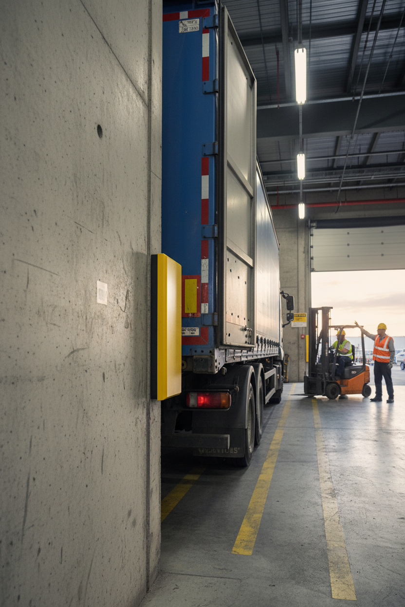 Premium Nylon Faced Dock Bumper 450mm x 265mm x 125mm - Durable Impact Protection for Loading Docks