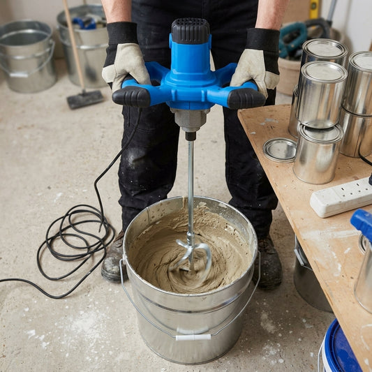 1800W Electric Mortar Drill & Paddle Mixer