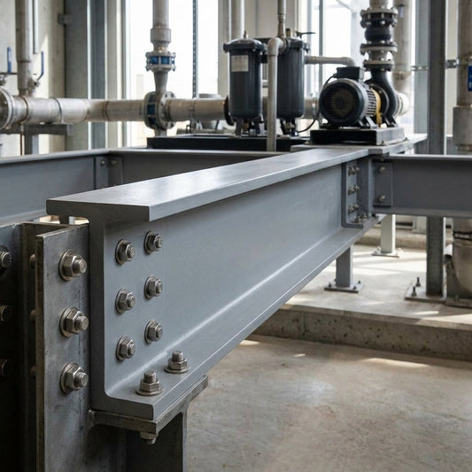 120 x 70 x 8mm GRP I Beam Grey