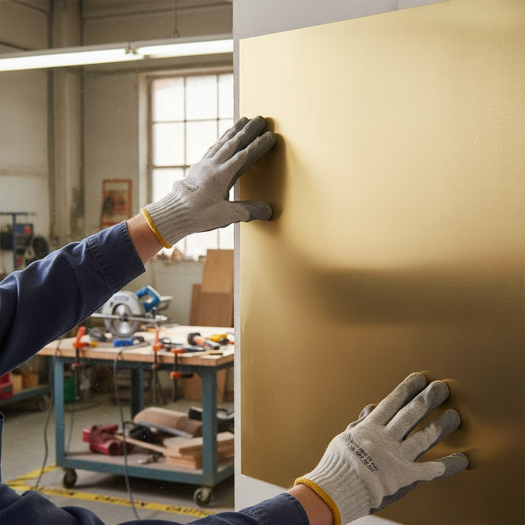 Premium 2000mm x 1000mm x 1.5mm Plain Finish Brass Sheet - Ductile, Corrosion-Resistant, High-Tensile Strength Material for Various Applications