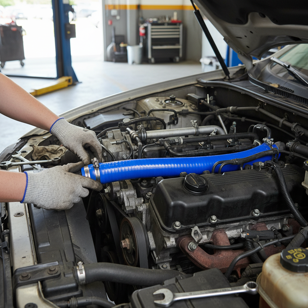 Premium Soft Wall Silicone Coolant Hose for High-Performance Applications - Reinforced with Textile for Pressure Resistance and Temperature Range -55°C to +180°C