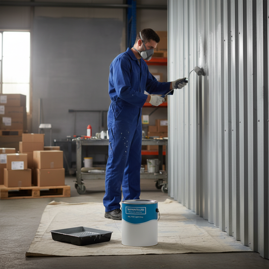 Premium Universal PU Enamel Light Grey Paint - Durable, Quick-Drying, Ideal for Indoor and Outdoor Applications