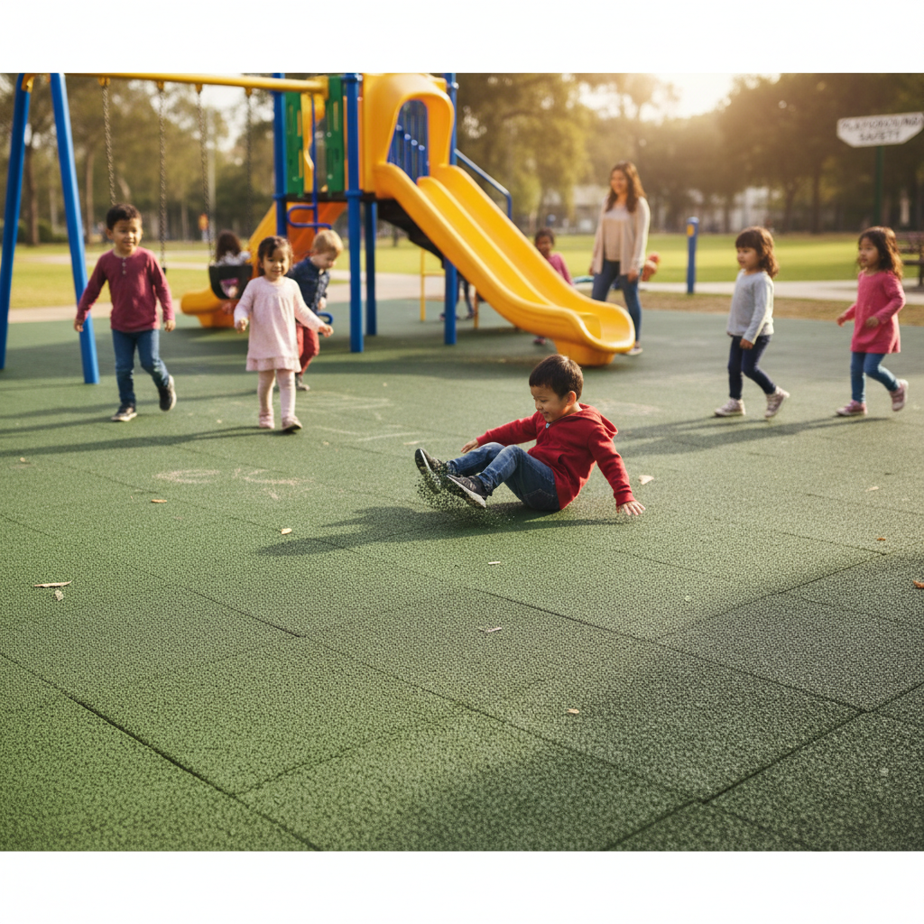 Premium Rubber Playground Tiles 50cm x 50cm x 20mm - Durable, Slip-Resistant, and Weather-Resistant for Safe Outdoor Play Areas