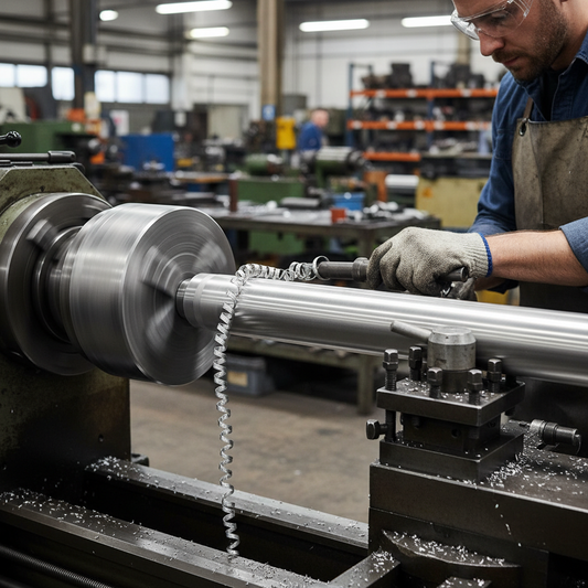Premium 254mm (10") Diameter Plain Finish Aluminium Round Bar - High Strength 6082 T6 Alloy for Structural Applications