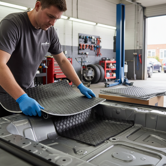 Premium 3mm Sound Deadening Mat - 30 Sheets High-Performance Vibration Dampers for Vehicle Interior Noise Reduction
