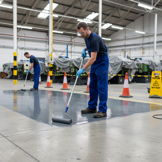 Premium Universal PU Enamel Factory Floor Paint - Durable, Chemical Resistant, and UV Protected for Concrete and Metal Surfaces